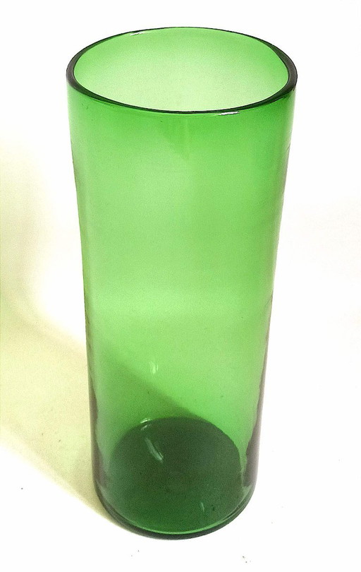 Large cylindrical vase 1960s Height 41.5 cm