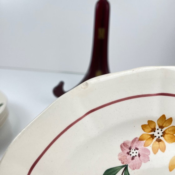 Image 1 of 6 Sarreguemines "Bitche" dessert plates, late 19th - early 20th century