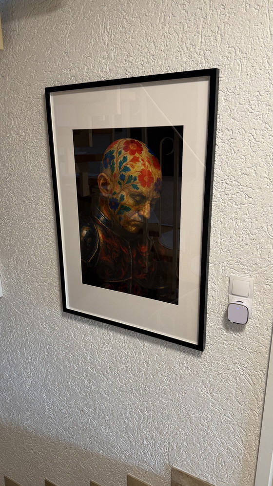 Image 1 of Kintsugi Porzellan Samurai Regenbogendämon von Rattan Hunt 