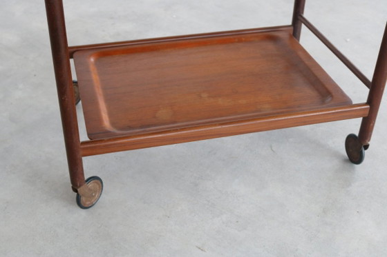 Image 1 of Carrello di servizio vintage | carrello | teak | anni '60
