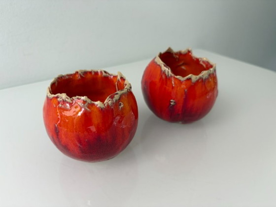 Portacandele a Tulipano Artigianali – Pezzi Unici Fatti a Mano – Ceramic (photo 5 of 10)