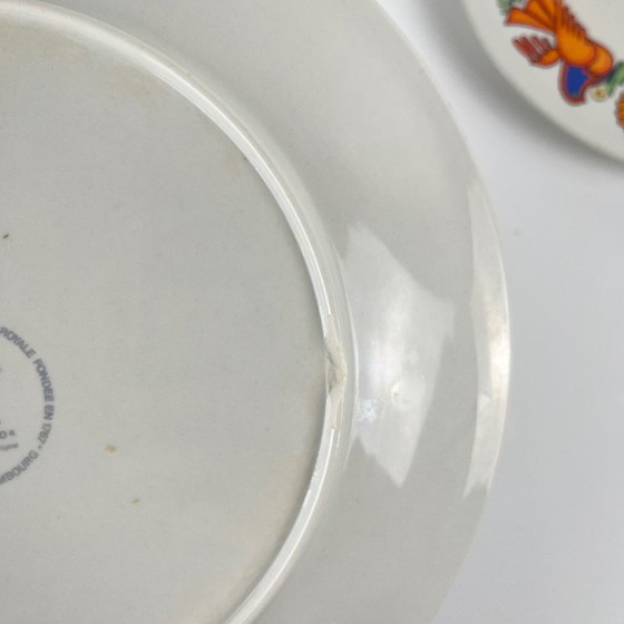 Image 1 of Juego de 4 platos llanos Villeroy & Boch "Acapulco", 1960, segunda elección