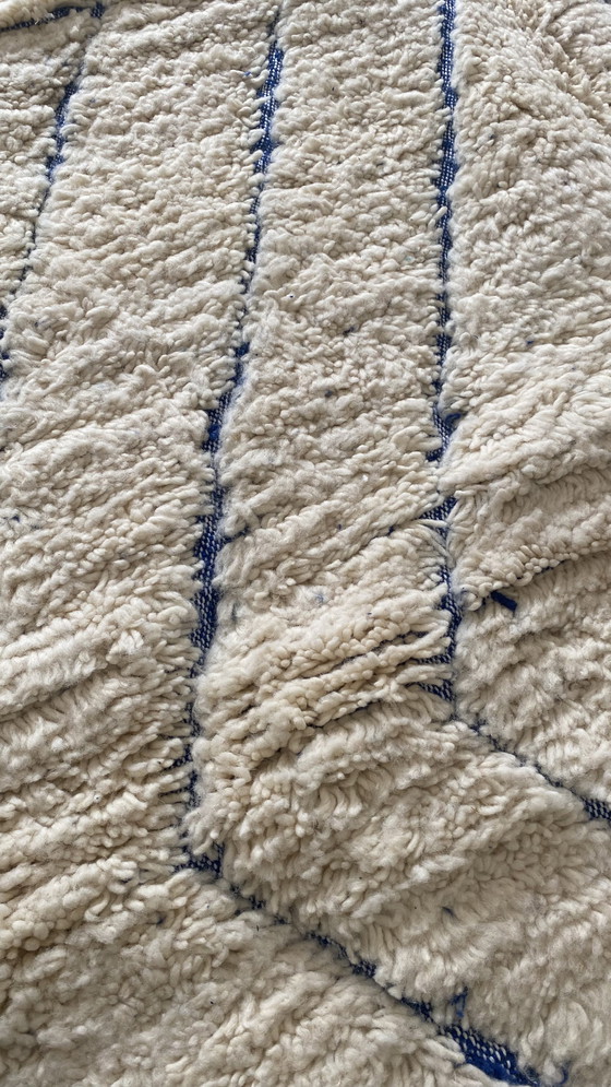 Image 1 of Blue Nomadic Soul – 300 cm x 196 cm – Authentischer Atlas-Berberteppich