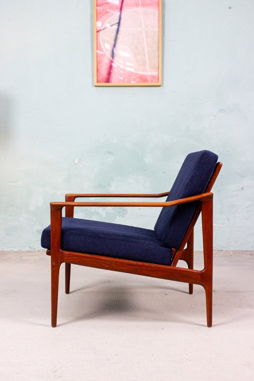 Poltrona vintage in teak Ib Kofod Larsen Danish Easy Chair