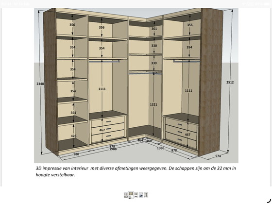 Image 1 of MAB luxury Italian design wardrobe