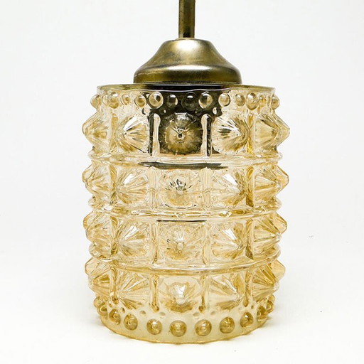 Pendant Lamp From Polam, Poland, 1970s – hanglampen, Glass, Metal (photo 2 of 29)