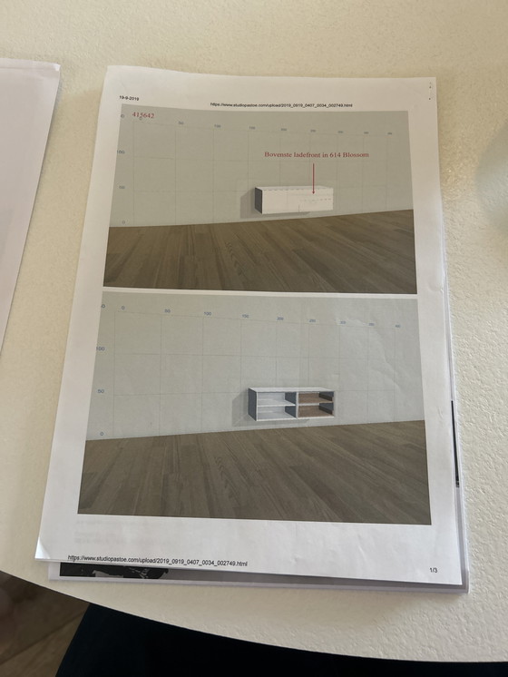 Image 1 of Pastoe floating wall cabinet