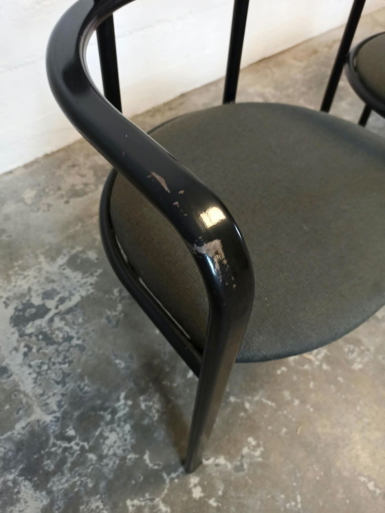 4 x sillas de comedor Carlo Bimbi – Textil, Metal (photo 12 of 15)