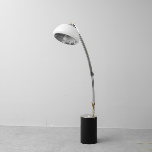 Adjustable Vintage Floor Lamp with Dual Lighting – 80s Modern Design