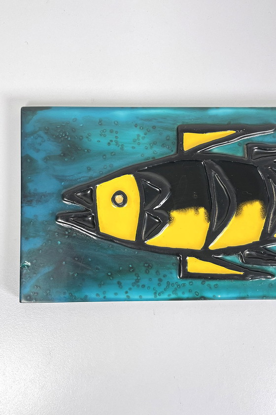 Image 1 of Handmade tiles with fish