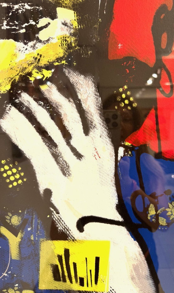 Image 1 of Serigrafia Herman Brood - Benny - compresa la cornice