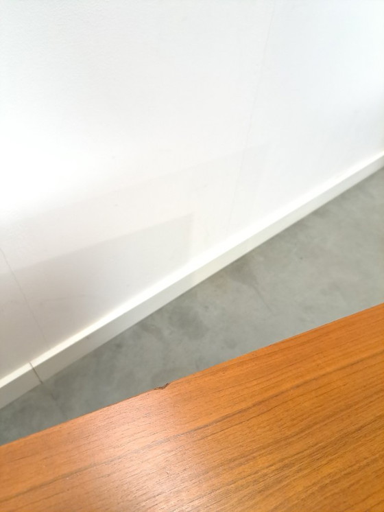 Image 1 of Aparador enchapado con barra giratoria y cajones, mueble bar