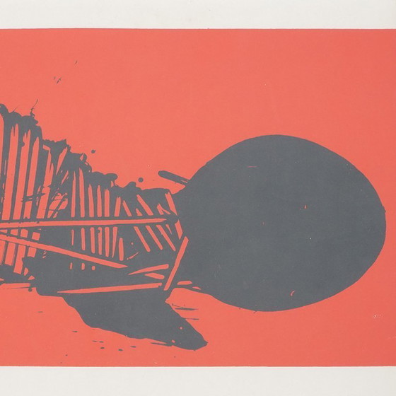 Image 1 of Emilio Scanavino, serigrafía, prueba de artista, 1969