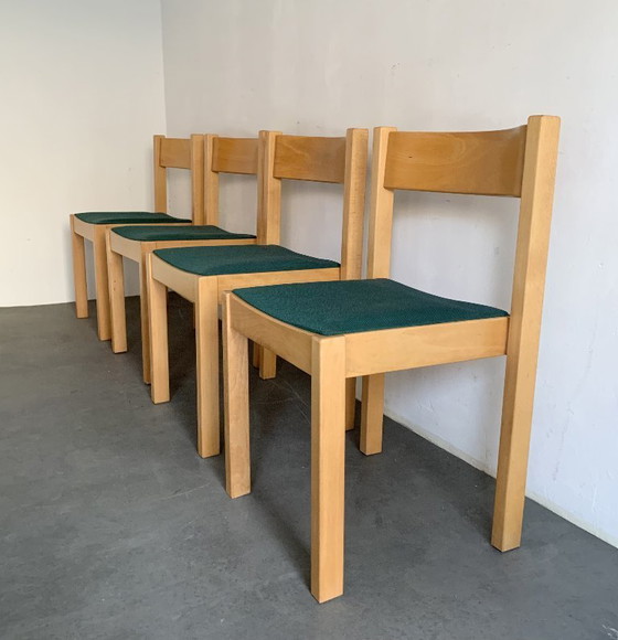 Image 1 of 4 sedie vintage in legno Flötotto