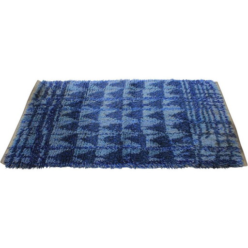 Tapis en laine vintage par Nordiska Industri, danois, années 1970