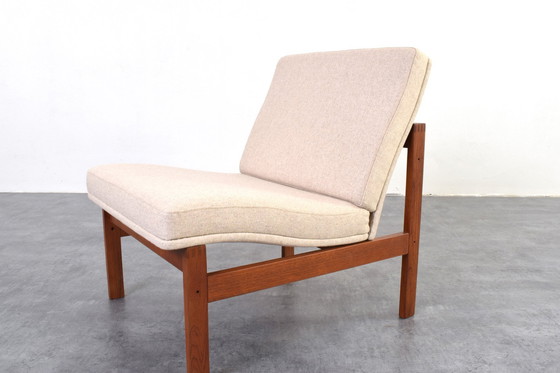 Image 1 of Poltrona Moduline Mid-Century in teak di Ole Gjerløv-Knudsen e Torben Lind per France &amp; Søn, anni &#39;60