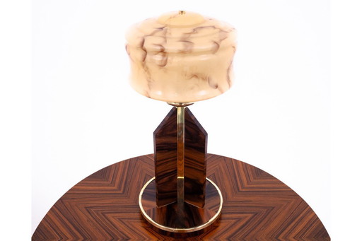 Lampe Art déco, milieu du 20e siècle, Pologne.