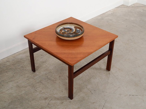Image 1 of Table basse en acajou, design danois, années 1970, fabriquée au Danemark