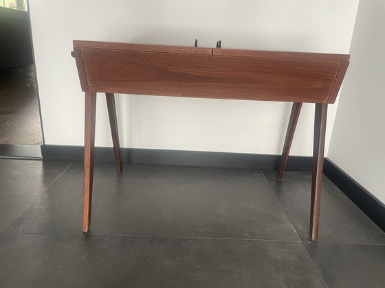 Image 1 of Mesa de costura de mediados de siglo en teca de Ilse Möbel, años 50