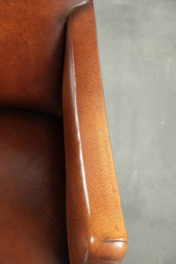 Image 1 of 2 chaises d'appoint/de salle à manger/de bureau en peau de mouton au style luxueux et intemporel