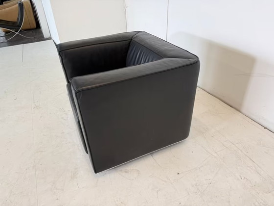 Cassina Blox Armchair Office Leather Reception Chair Design – Metal (photo 4 of 17)