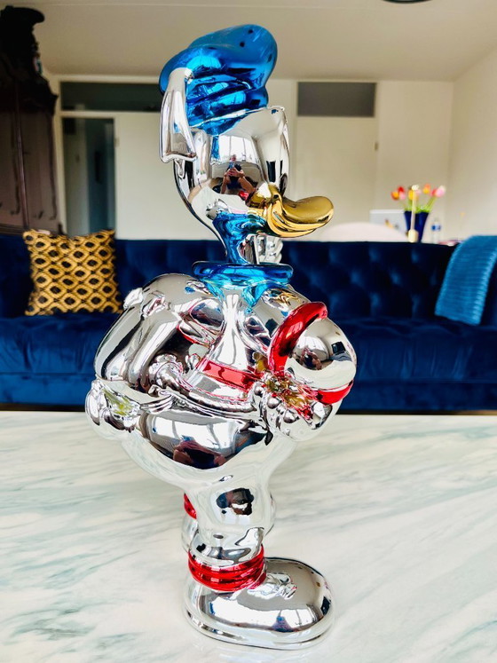 40 cm Space Man Donald Duck Figuren Astronaut Mickey Mouse Galvanisch Beeldje – Decoratieve objecten, Metal (photo 6 of 9)