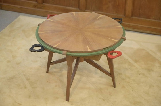 Game table / side table in oak from the 1940s. – Wood, Vintage (photo 3 of 14)