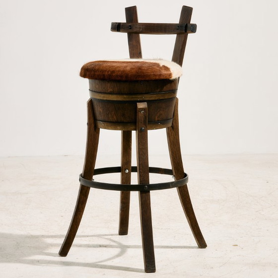Image 1 of Sgabello da bar in faggio MK11625