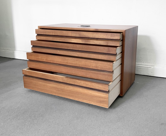 Image 1 of 1/2 Poul Cadovius Teak Schubladen Element Container With 4 Drawers Royal System