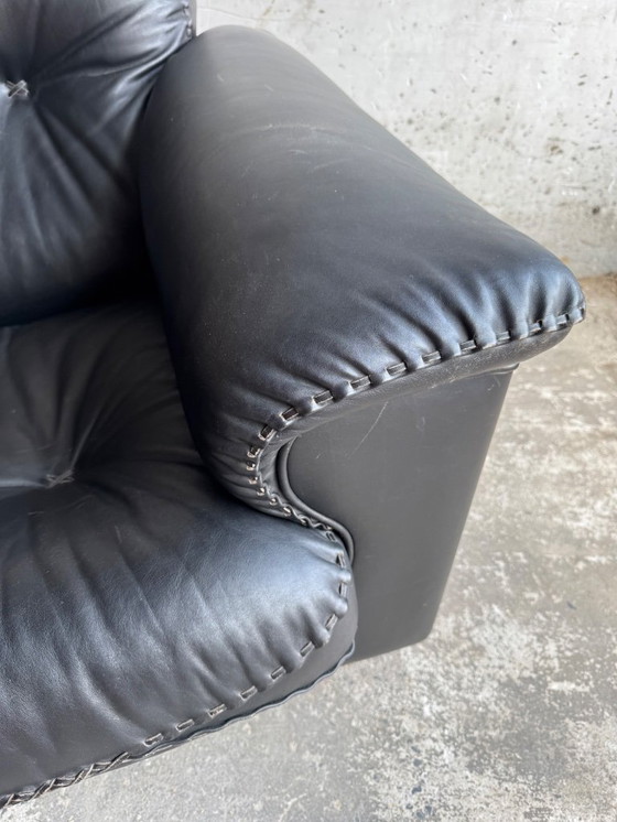 Image 1 of De Sede DS-101 Sedia da salotto in pelle nera