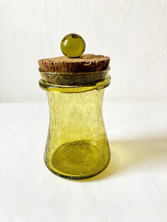 Barattolo in vetro soffiato a bolle con tappo, Verrerie de Biot – Accessori da cucina (photo 14 of 14)