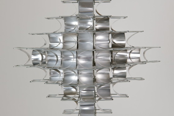 Lampada a sospensione Casiopée a 9 livelli - Max Sauze – Lampade a sospensione, Metal (photo 7 of 14)