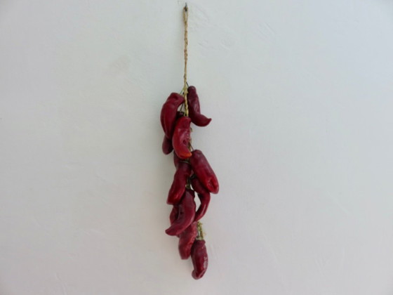 Image 1 of Corde de piments d'Espelette, Pays Basque, France, 60s'-70s'