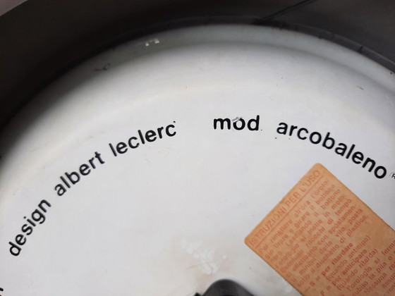 Retro Design Albert Leclerc Wandklok Arcobaleno – Lorenz, Klokken, Metal (photo 7 of 7)