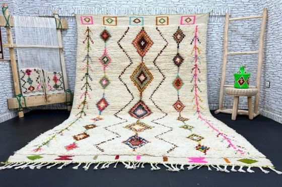 Handgemaakt Beni Ourain-tapijt 400x300cm: Marokkaans Berbers – Vloerkleden en tapijten, Wool (photo 10 of 10)