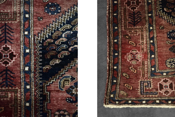 Image 1 of Handgewebter orientalischer Hamadan-Kamse-Teppich, 1960er Jahre