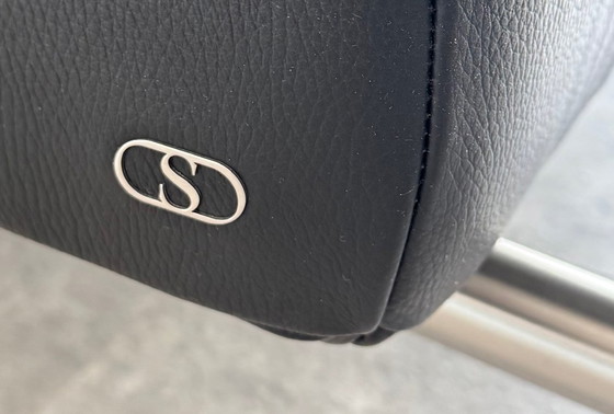 Image 1 of De Sede DS 450 zwart leren bank