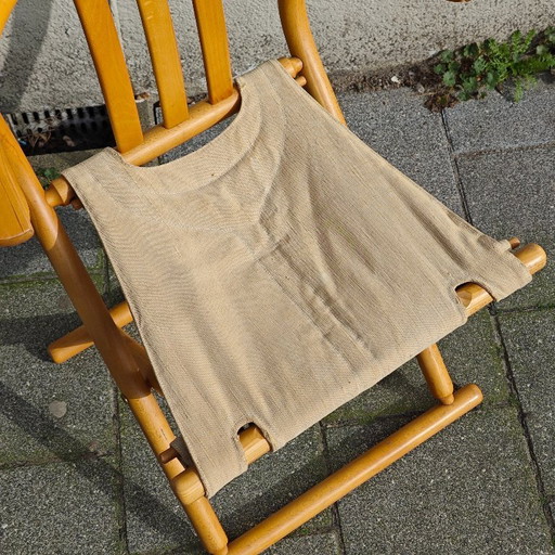 Vintage bentwood folding chair