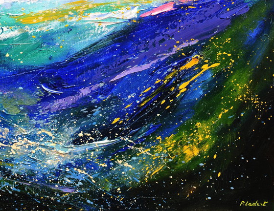 Colourful wave – P. Ladent, Objets d'art, Toile (photo 4 of 5)