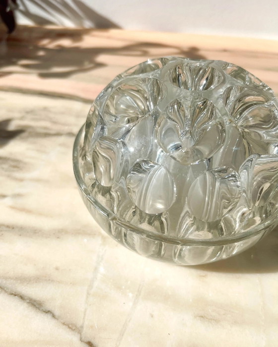 Pique-fleurs Vintage en Verre No. 4 1/2 Made in France – Vases, Glass (photo 8 of 10)