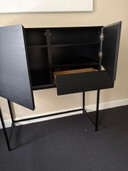 Pastoe Vision Atlas, Black Wooden Sideboard, Tall