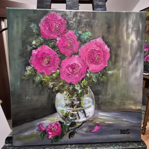 Oleszczuk - Blumen in der Vase