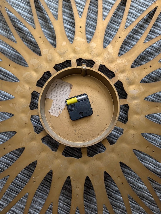 Syroco mid century modern sunburst clock – Klokken, Kunststof (photo 7 of 9)