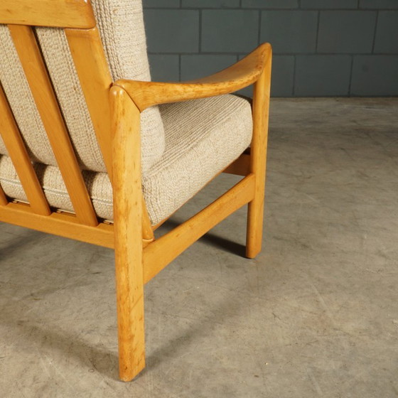 Image 1 of Danish lounge chairs – walnut – 1960s