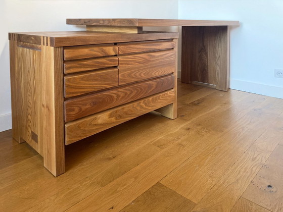 Image 1 of Scrivania in pietra Chapo B19 Olmo massello 1980