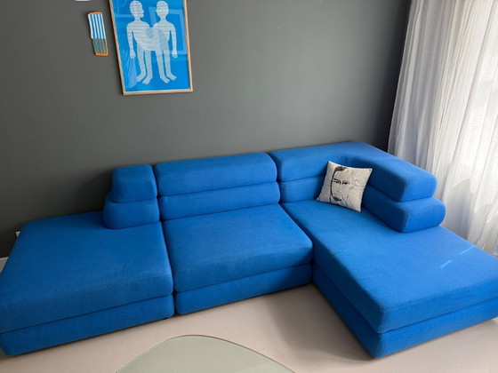 Image 1 of Studio Henk bank blauw wol