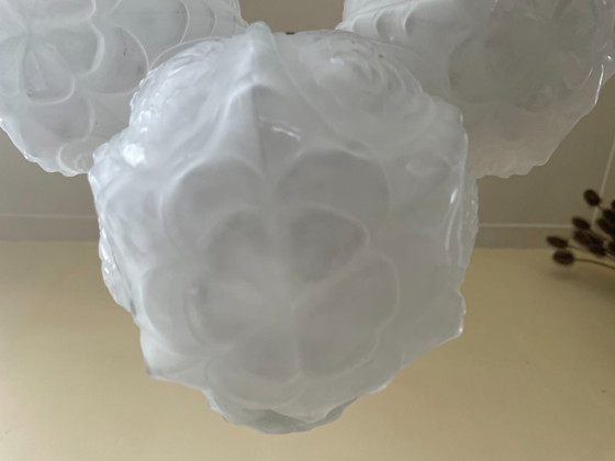 Image 1 of Ceiling lamp Hanging lamp Cherrier & Besnus art deco French