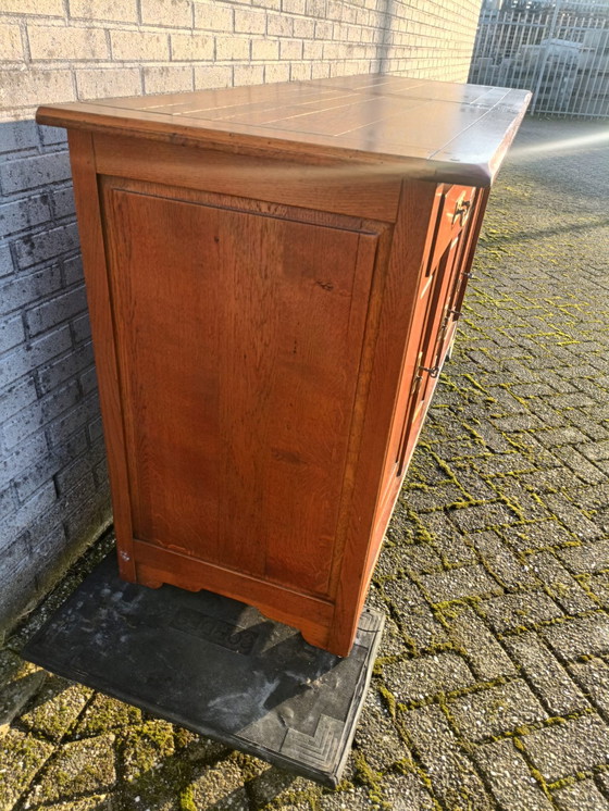 Image 1 of Prachtig hardhouten dressoir 