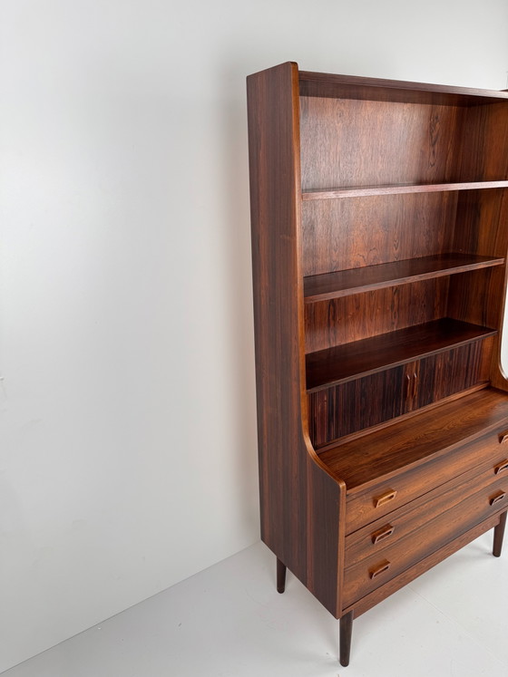 Sekretär-Bücherschrank mit integriertem Schreibtisch, Johannes Sorth, Dänemark, 1966 – Nexø Møbelfabrik (photo 7 of 15)