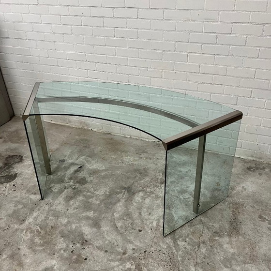Image 1 of Gallotti & Radice Schreibtisch aus Glas